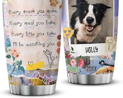 tumbler with a pet's photo on itの画像