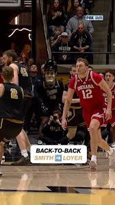 Braden Smith and Fletcher Loyer went back to back 🎵💪