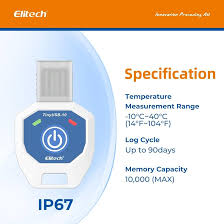 Elitech 10 Pack Temperature Data Logger Single Use 90 ...