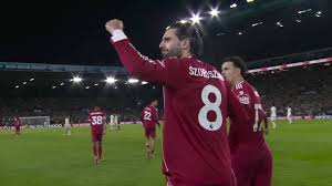 Dominik Szoboszlai puts Liverpool 3-2 ahead of Leeds
