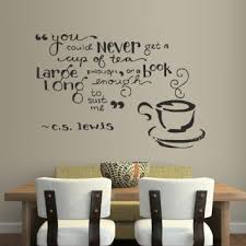 Amazon.com - Wall Decal Decor Decals Sticker Cup Coffee Tea Cafe ... via Relatably.com