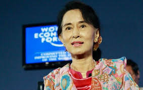 Hasil carian imej untuk 昂山素季这次访华