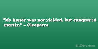 Nice Quotes About Cleopatra. QuotesGram via Relatably.com