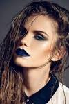 Image result for women wearing blue lipstick