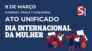 8 de março: Sintietfal convoca categoria para Ato Unificado pela vida das mulheres