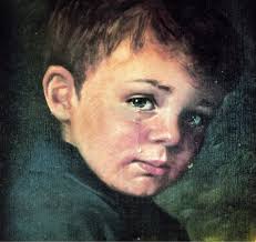 Image result for the crying boy painting