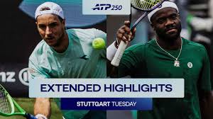 Extended Highlights: Kyrgios, Struff, Tiafoe advance to R2 in Stuttgart