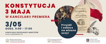 Oryginał Konstytucji 3 maja w Kancelarii Premiera - przyjdź i zobacz!
