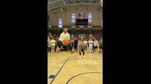 Eagles Players Show Off Basketball Skills at Palestra