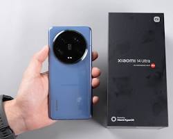 Hình ảnh về Xiaomi 14 Ultra màu xanh dương