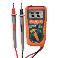 Extech Digital Multimeter, 600 V Max DC, 4 V Max AC ...