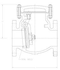 Item # 8" 1-61-RF WCB SWING CHECK, Check Valves - Class 150 ...