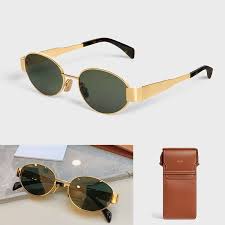 Womens Top Triomphes Oval Tiny Sunglasses High Quality CL40235U With Classic Green Lens And Box From Fashionkol, $8.28 | DHgate.Com