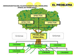 4. Graficar el árbol de problemas