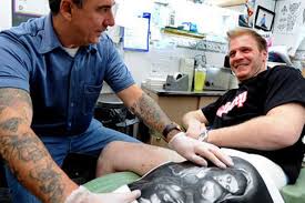 <b>James Llewellyn</b>: Hopes to break a tattoo world record - james-llewellyn-483724613
