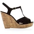 Black cork wedges