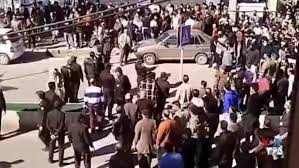 شعار «نترسید نترسید ما همه با هم هستیم» معترضان در مرودشت - پنج‌شنبه ۱۱ دی