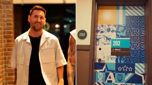 El detalle de la habitación de Messi en el hotel de la selección argentina que causó furor en la previa al Mundial
