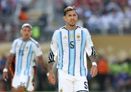 Leandro Paredes breaks silence on World Cup brawl as red card after final whistle removed