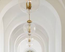 Image de hallway with a series of arched doorways