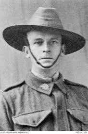 Studio portrait of 4514 Private (Pte) Ernest Walter Cooper, 32nd Battalion. A bricklayer from Adelaide, South Australia, prior to enlistment, ... - P09291.236