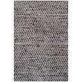 Woven leather rug