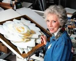 Margaret Keane, an American painter known for her paintings of subjects with big eyes