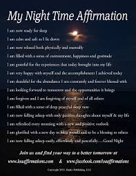 Night Time Affirmtions Pictures, Photos, and Images for Facebook ... via Relatably.com