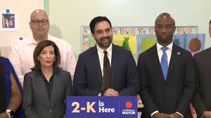 Mayor Mamdani and Gov. Hochul announce that more than 2,000 children receive 2-K offers in New York City