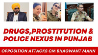 Punjab CM Bhagwant Mann under fire from opposition over police-drugs-prostitution nexus in state and viral video of an IPS officer
