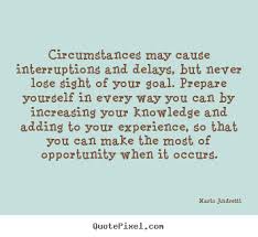 Quote about inspirational - Circumstances may cause interruptions ... via Relatably.com