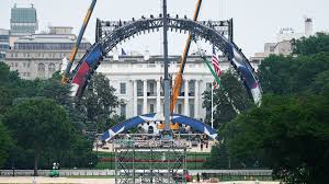 Security Risk Cited In Ballroom Case Not Stopping Trump's Outdoor UFC Event