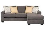 The Saddle Piece Sectional Chaise With Accent Pillows - Pinterest