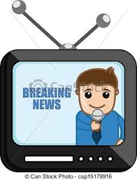 Vector - Breaking News - Business Cartoons. Breaking News - Business Cartoons - csp15179916 - can-stock-photo_csp15179916