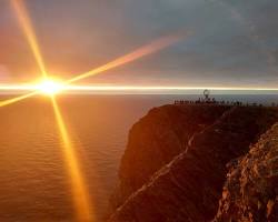 Image of Midnight sun phenomenon Iceland