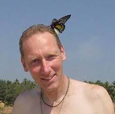 Maarten Munnik, Netherlands, around the world, chilling in Goa, India, Honda Africa Twin, - 2003-01-01_Munnik-Butterfly