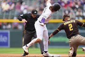 Padres Rockies Baseball