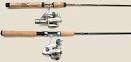 Trout fishing rod and reel setup