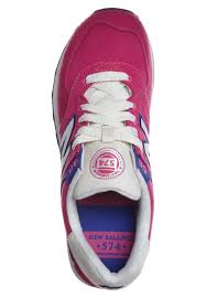 <b>New Balance</b> WL574 Damen Pink Blau Weiß Sneaker Shop - 574Women15e