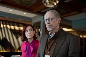 ‘Elsbeth’: Steve Buscemi Tries to Comfort a Mourning Woman (Exclusive Clip)