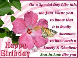 Birthday wishes for son-in-law - Happy Birthday Son Quotes ... via Relatably.com