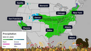 Thanksgiving Travel: Where The Forecast Is Looking Turkey-tastic!