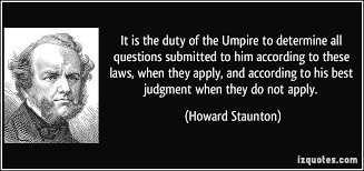 Famous quotes about &#39;Umpire&#39; - QuotationOf . COM via Relatably.com