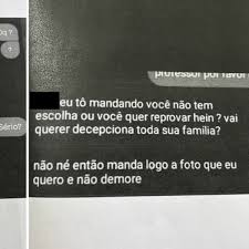Professor é investigado por pedir foto de aluna nua e ameaçar reprová-la: ‘Você não tem escolha’