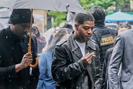 Kid Cudi testifying in court during Sean Diddy's trial