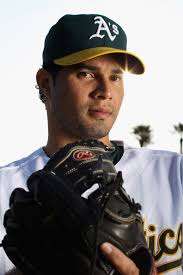 Fernando Cabrera #75 of the Oakland Athletics poses for a portrait during media photo day at Phoenix Municipal Stadium on February 24, 2011 in Phoenix, ... - Fernando%2BCabrera%2BOakland%2BAthletics%2BPhoto%2BDay%2B_jZrlQN98sXl