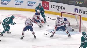 Michael Misa's Goal Extends Sharks' Early Lead vs. Oilers