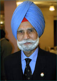 Photograph of hockey legend Balbir Singh Sr., taken by Peter Luck in London in 2005 - Balbir_Peter_Luck_small