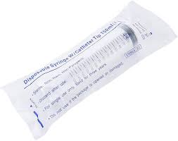 150ml Syringe with Tip Adapter, Large Plastic Syringe ...