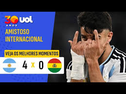 Sem Messi, joia comanda goleada da Argentina na Bolívia; Flaco desencanta